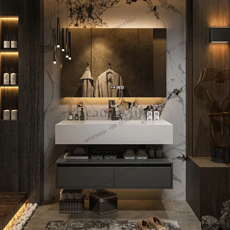 ljy Mirror Storage Bathroom Ca - Home Bathroom Vanity Combo recension och pris