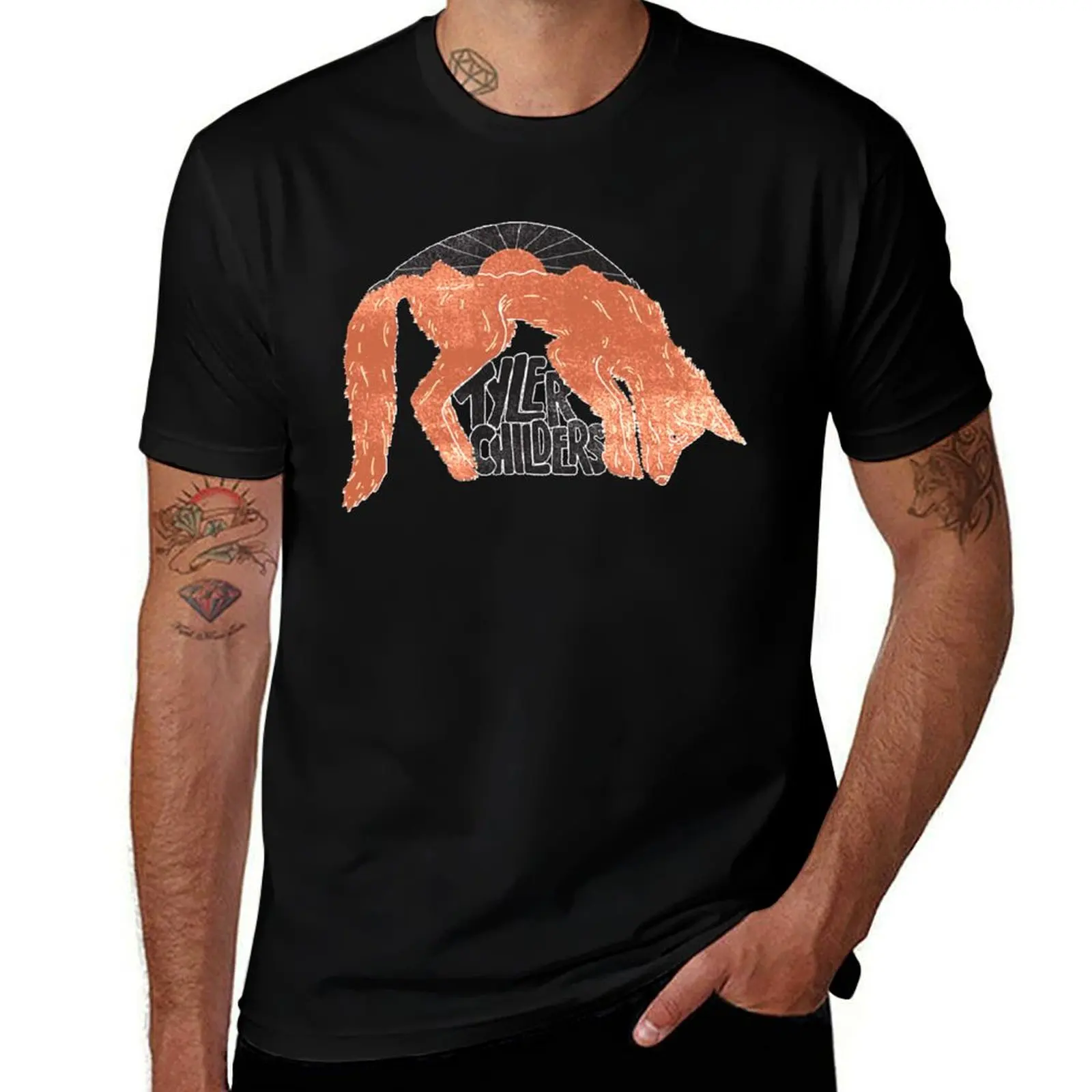 

Tyler childers fox T-Shirt man clothes man t shirt custom t-shirts quick drying plain t shirts men