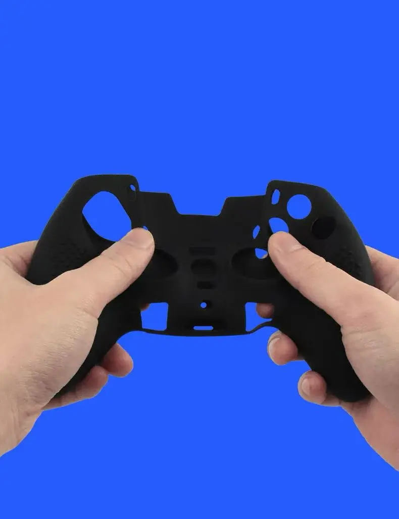 Picture 4: Anti-Slip Silicone Skin for PS5 Edge Wireless Controller Protective Cover Case Touch Pad Sticker Thumb Grip Caps For PS5 Edge