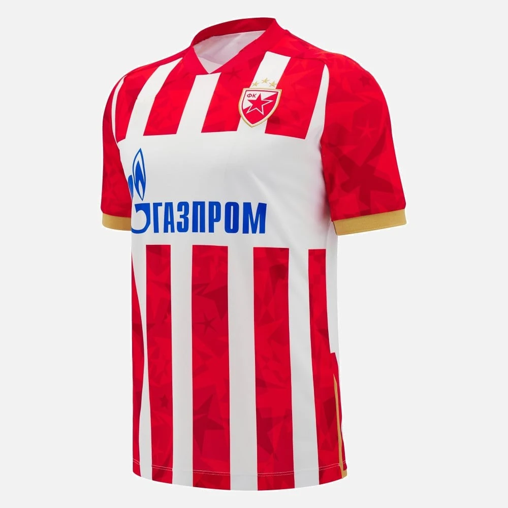 2024-25 Mens Red Star Belgrade Football Shirt Youth Child Sport Ball Training Uniform Breathable Unisex Soccer Jersey