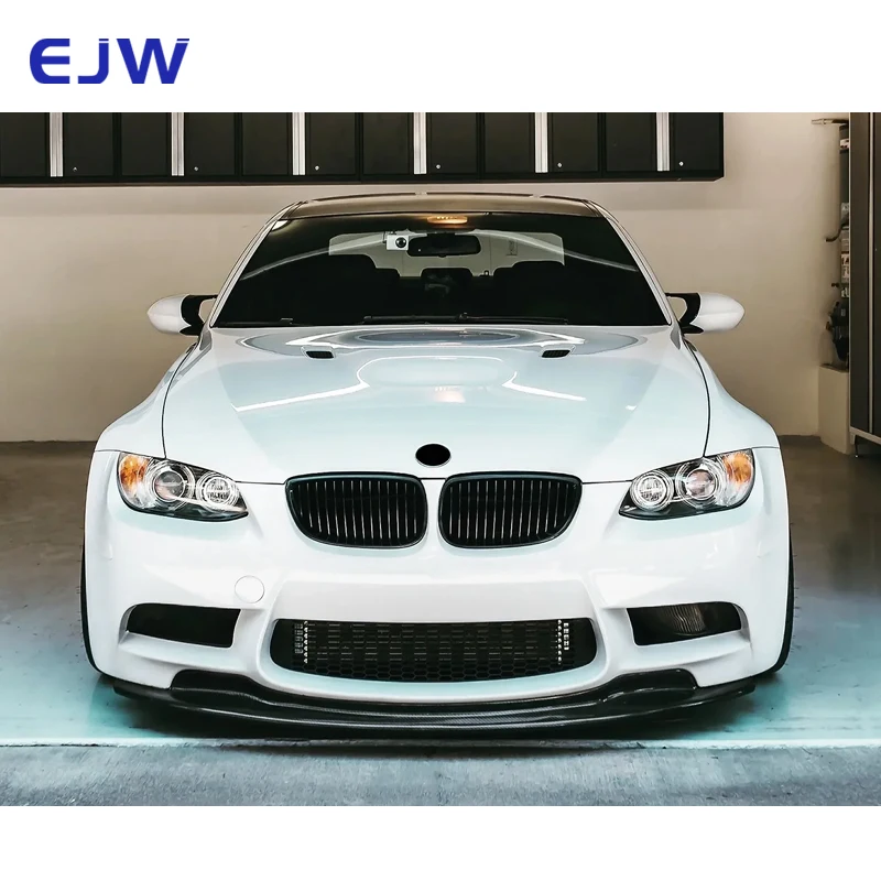 

For BMW E9X M3 Upgrades GTS-2 Model With Dry Carbon Fiber Front Insurance Lip Spoiler, Dedicated To Dry Carbon Fiber Front Lip