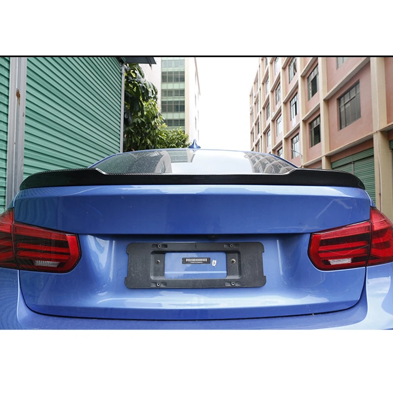 

Для BMW F30 3 серии F80 M3 2013-2018 спойлер для губ, комплект для стайлинга автомобилей из углеродного волокна/кованый карбоновый автомобильный задний спойлер багажника, крыло