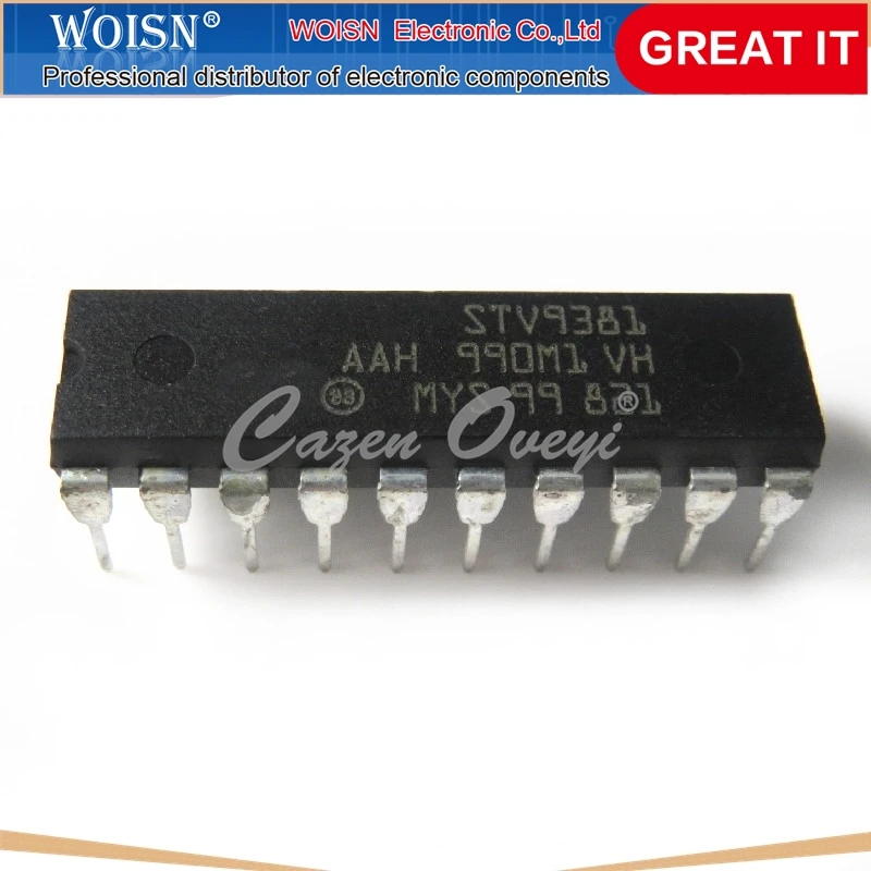 IC Chip BA8206BA4L BA8206 AT89C4051-24PU AT89C4051 STV9381A STV9381 DIP-20