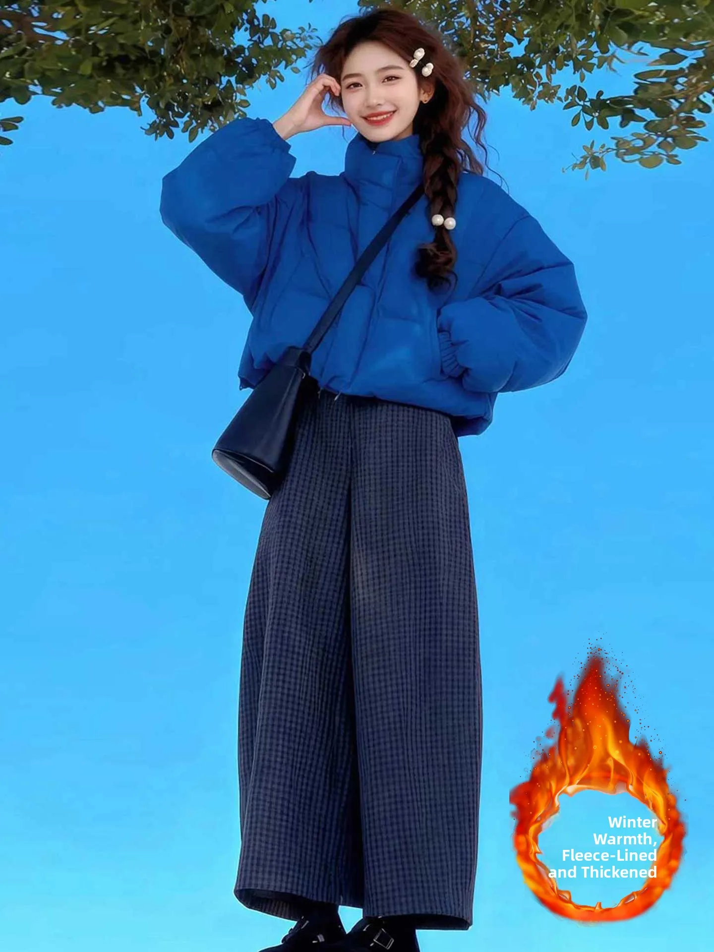 

Женские брюки больших размеров на осень-зиму: утепленные, в клетку, с высокой талией, широкие, прямого кроя, повседневные, струящиеся