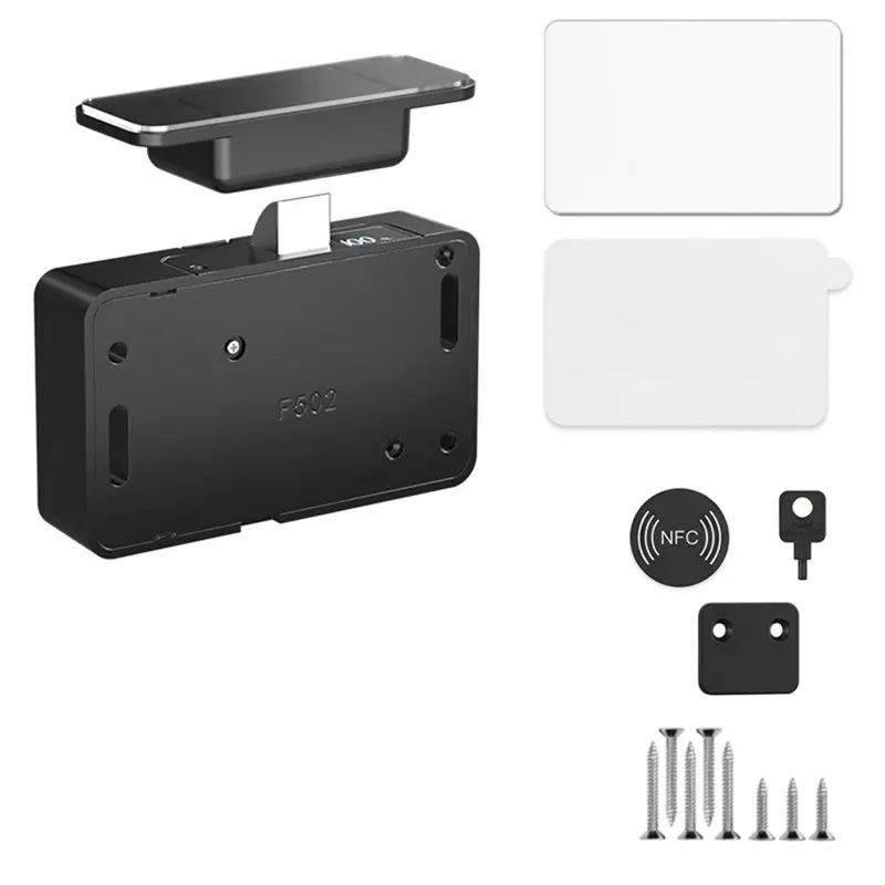 LXYB18B Electronic Drawer Door Lock- Smart Wood Cabinet Lock Multiple Unlocking Method Options DIY