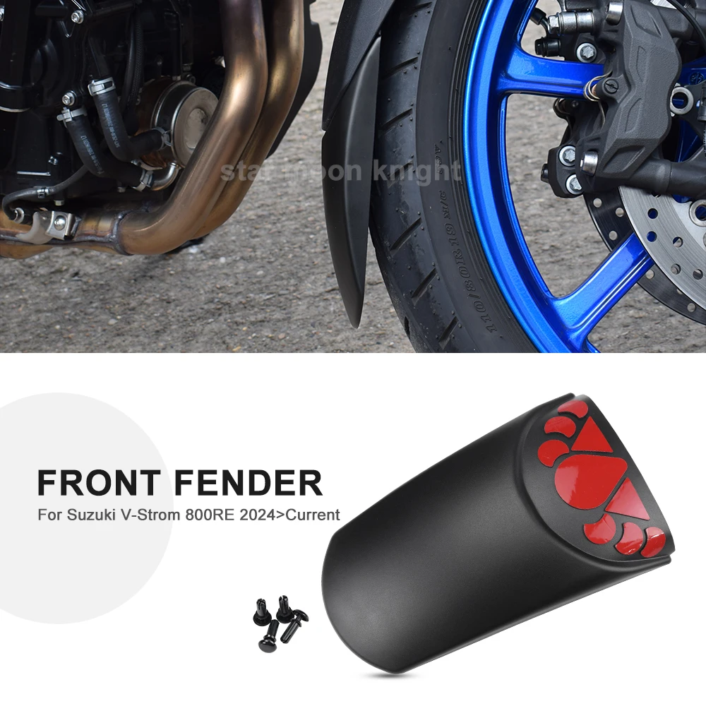 

Front Fender Extender For Suzuki V-Strom 800RE 2023 2022 2021 Fenders Motorcycle Extension Iengthen Splash Protection Guard