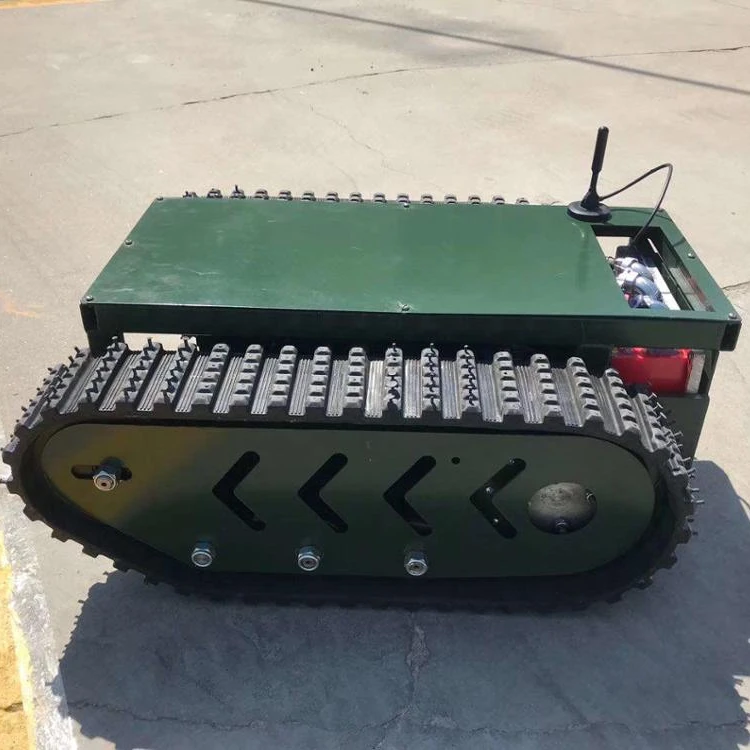 Picture 3: Ball Picking Robot Ball Picker Robot Ball Picker with Rubber Track Chassis/High Tech Robot Undercarriage Chassis