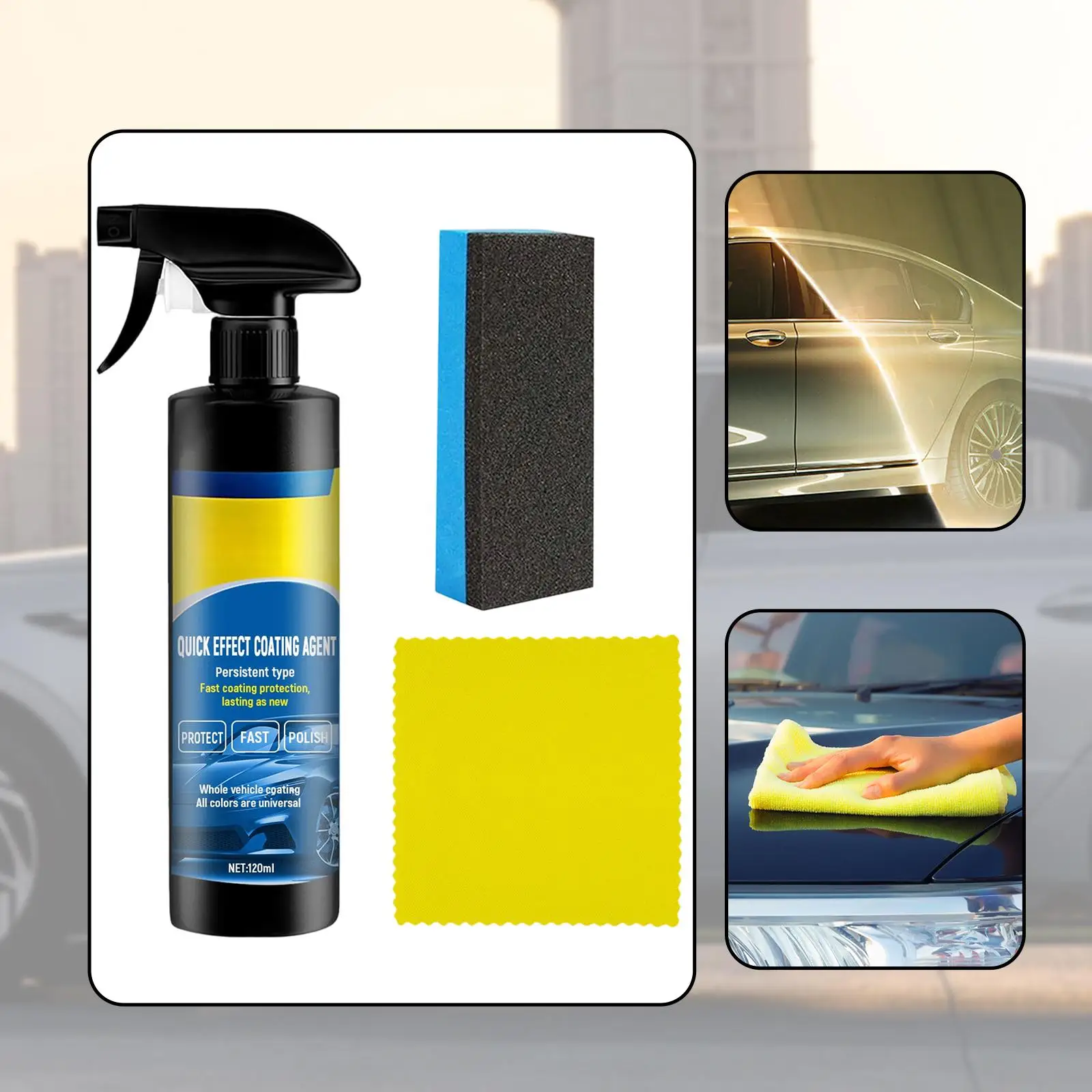 Multi Use Car Coating Spray Nano Shine Polishing Agent for Car Motorcycle Boat Truck RV Protection