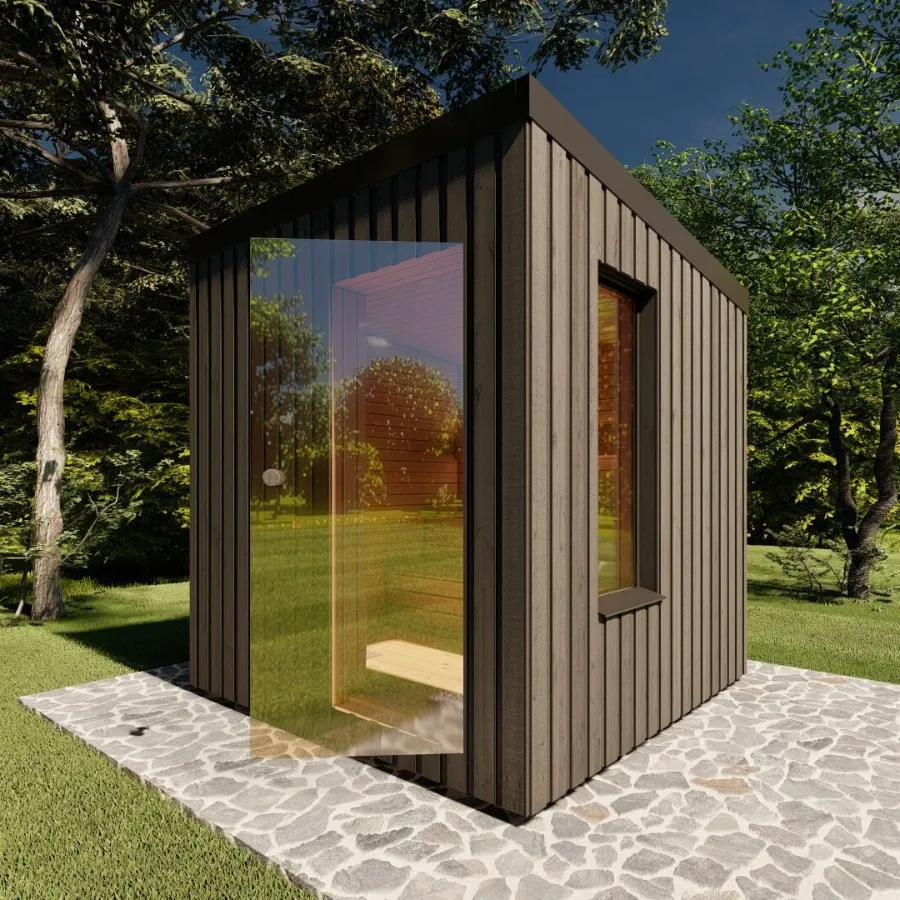 Custom Outdoor Traditional Dry Steam Sauna
