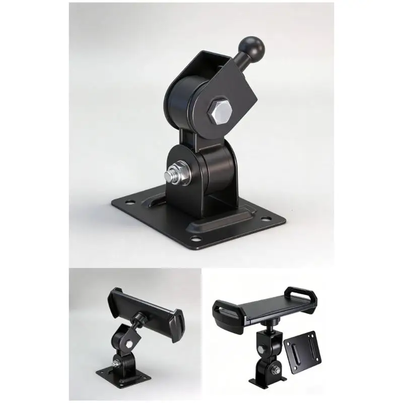 Tablet Stand Stable Metal Tablet Holder With 360 Degree Rotation And Wall Desk Mount  D2RC