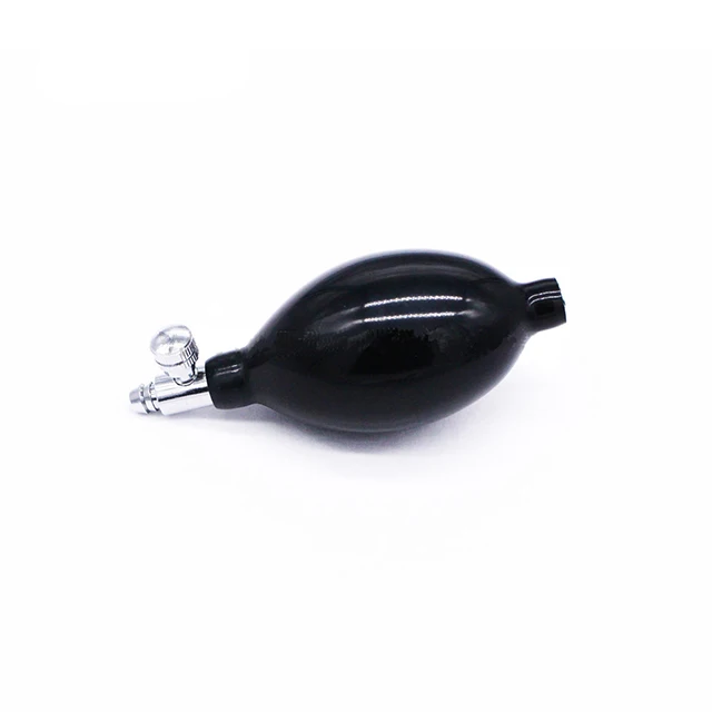 

PVC Latex ball valve of Sphygmomanometer Part Blood Pressure Bulb Manual Latex Ball with torsion air release valve