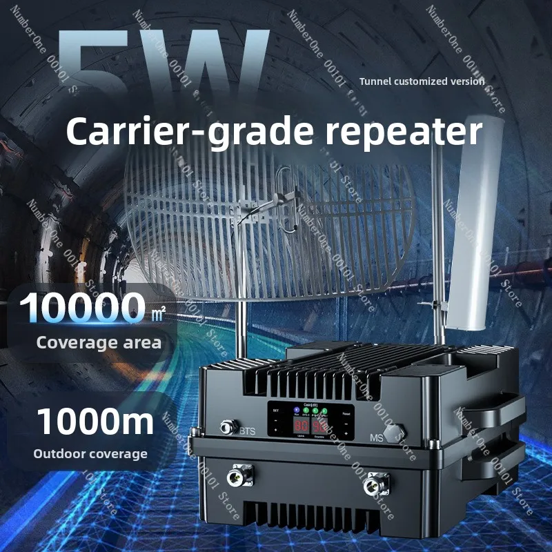 High-power 4g tri-band cellular repeater for remote locations: ideal for mountain villas, underground facilities, and factories
