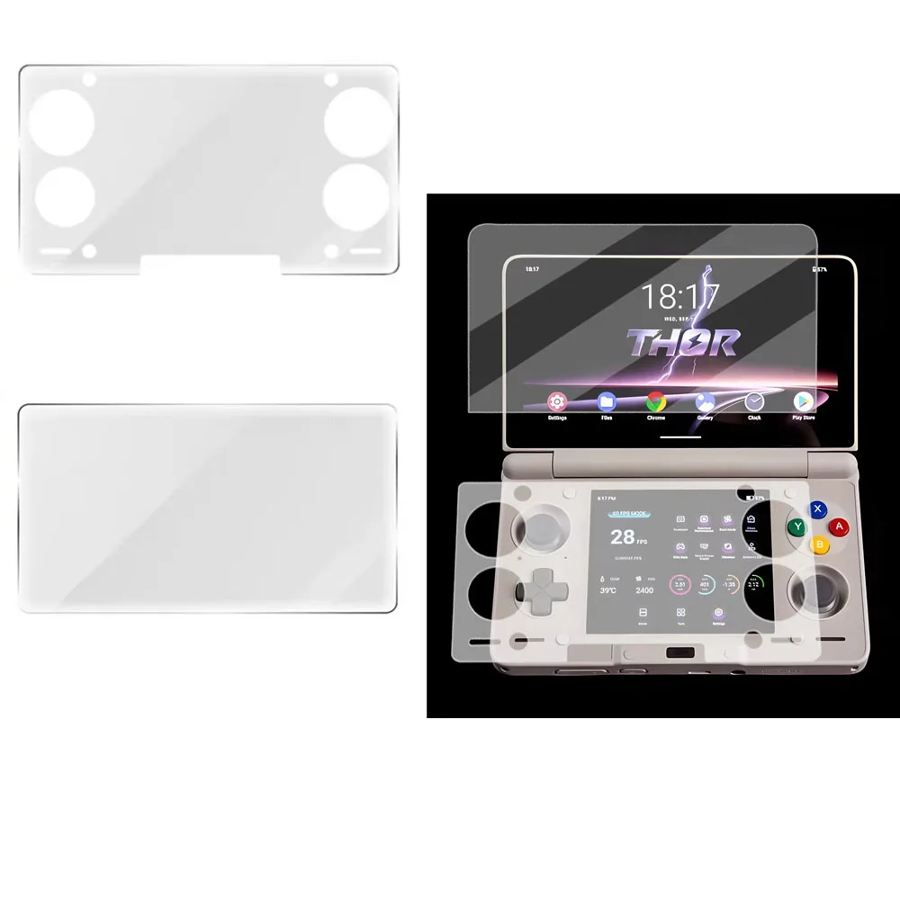 

for AYN THOR 9H HD Screen Protector Film for AYN THOR Player Games Tempered Glass Protective Film 1pcs