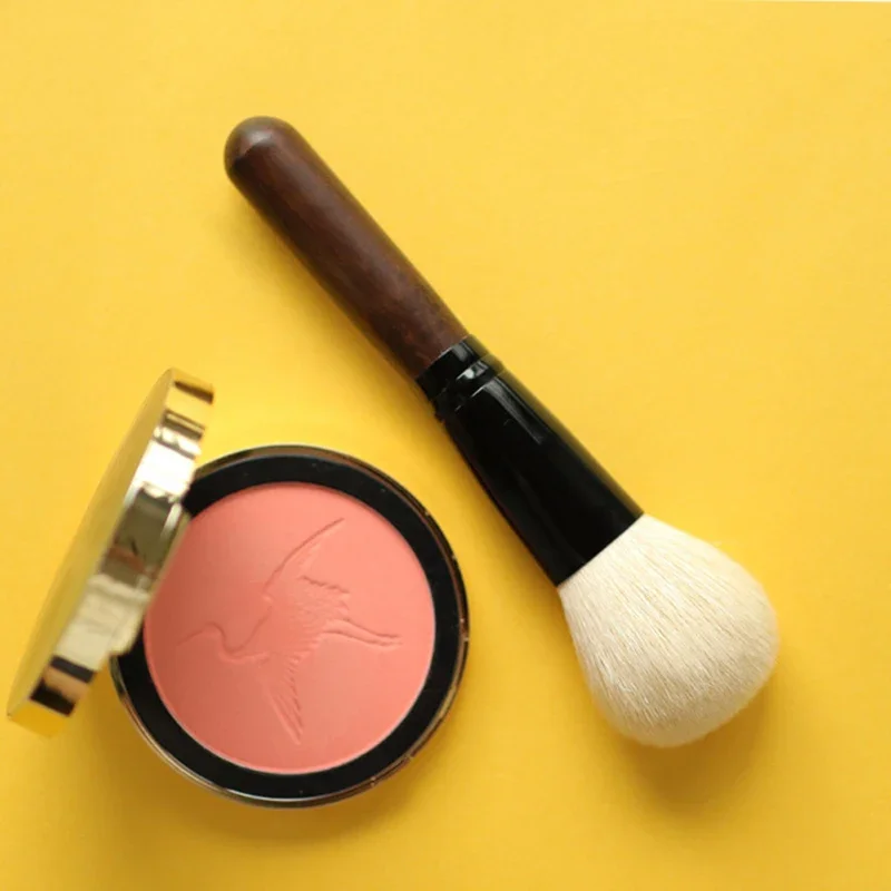 Big Goat Hair Round Blush Brush Overall Blending Make Up Brush Foundation Eyeshadow Eyebrow Eyeliner Highlighter Bronzer Brush