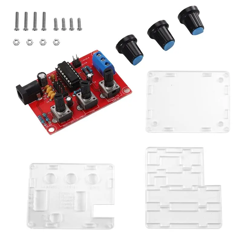[Great Sell】 XR2206 Signal Generator 1Hz-1Mhz Adjustable Sine Square Triangle Waves With High Precision Function Generator In Sh