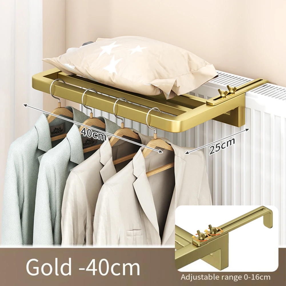 Bathroom Organizer Cloth Hanger Bathroom Use Innovative Design No Drilling Required Rust Resistant Space-saving Solution