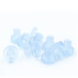 1bag! Soft Transparent Rubber Stem Bumpers Screws Hole Plugs Cabinet Wardrobes Dust Plugs Chair Silencers Prevent Friction Parts