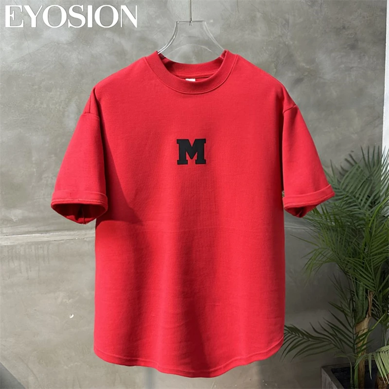 Summer New Product Men\'s T-shirt Casual Fashion Versatile Pure Cotton Letter Printed Round Neck Short Sleeve T-shirt Plus Size