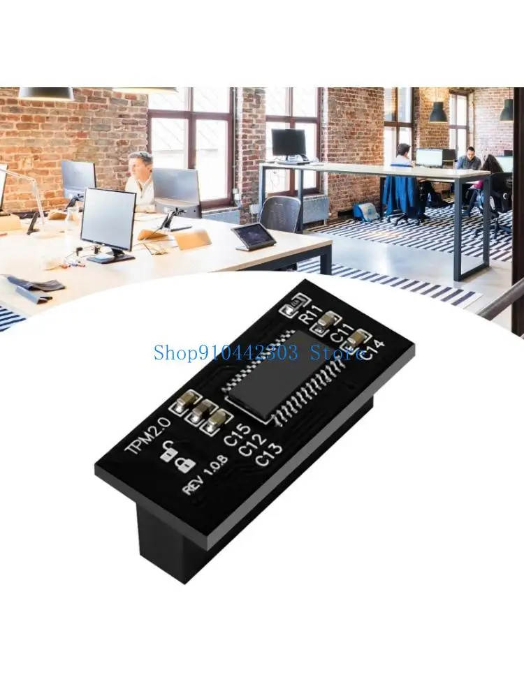 

652F TPM 2.0 Module 20Pin LPC Remote Card Encryption Security Motherboard Electronic Component Professional Security Board