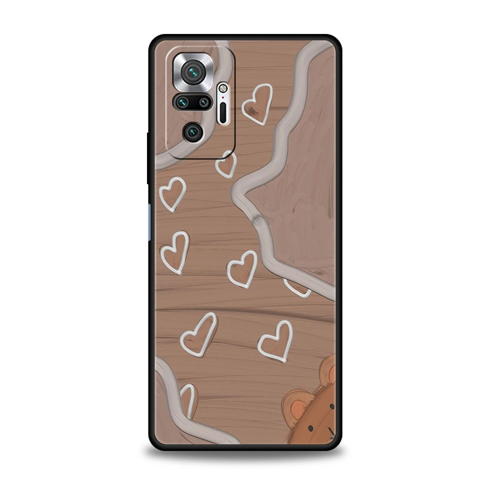 Cute Artoon Luxury Case For Redmi K50 Note 10 11 11T Pro 9 9s 8 8T 7 K40 Gaming 9A 9C 8A Pro Plus 5G Silicone Shell Fundas Coque