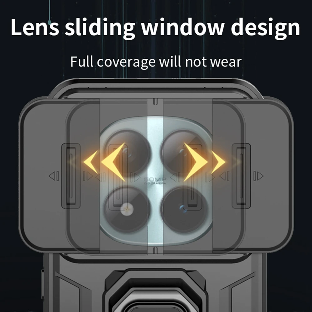 حافظة لهاتف Xiaomi Redmi Note 15 Pro + 5G حافظة حماية للكاميرا حافظة لهاتف Redmy Note 15 Pro Plus غطاء حلقة حامل مغناطيسي #5