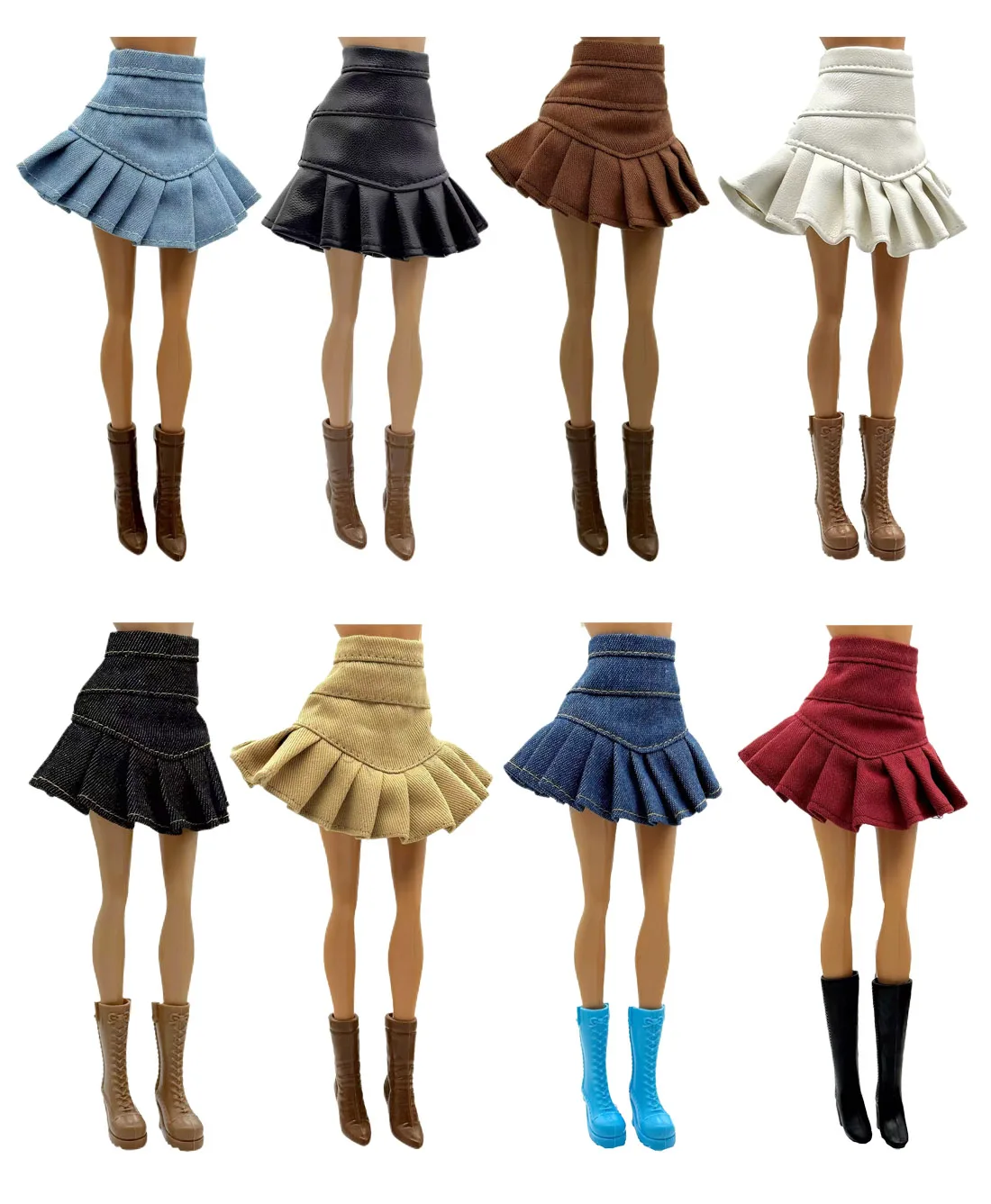 Multi Style Fashion Cool Princess Short Skirt for 11.5 Inch 30cm Doll Many Style for Choice Gifts for Girls Doll Accessories