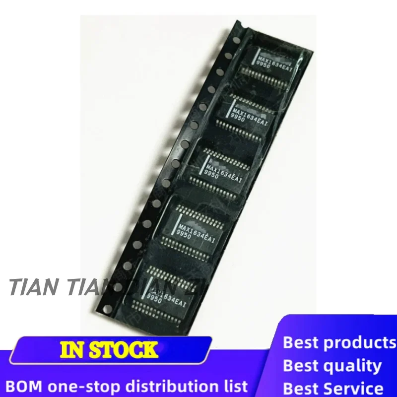 5pcs/lot MAX1634EAI MAX1634EA1 MAX1634EAI+T SSOP-28 ic chips in stock