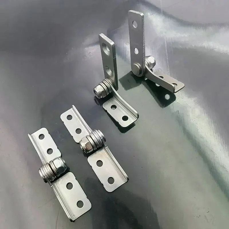 1Pcs Adjustable Arbitrary Hinge Stop 304 Stainless Steel Damping Hinge Nothing Frame Hinge Damping Shaft Positioning Hinge