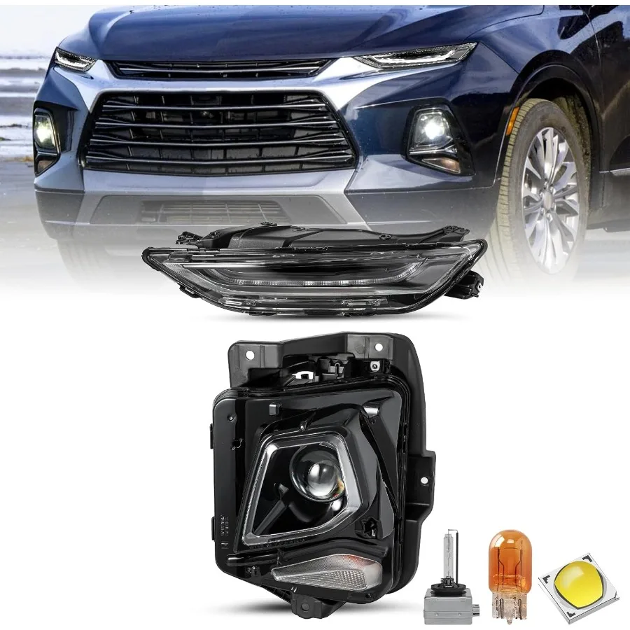 HID زينون مجموعة مصابيح أمامية ل 20192022 تشيفي بليزر العارض مصنع OE نموذج كشافات مع LED أضواء النهار الجري تسجيل #1