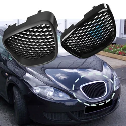 Front Bumper Honeycomb Grill Mesh Grille for Seat Leon MK2 1P1 Altea XL Toledo Mk3 2006-2009 Front Bumper Grill Hood Mesh