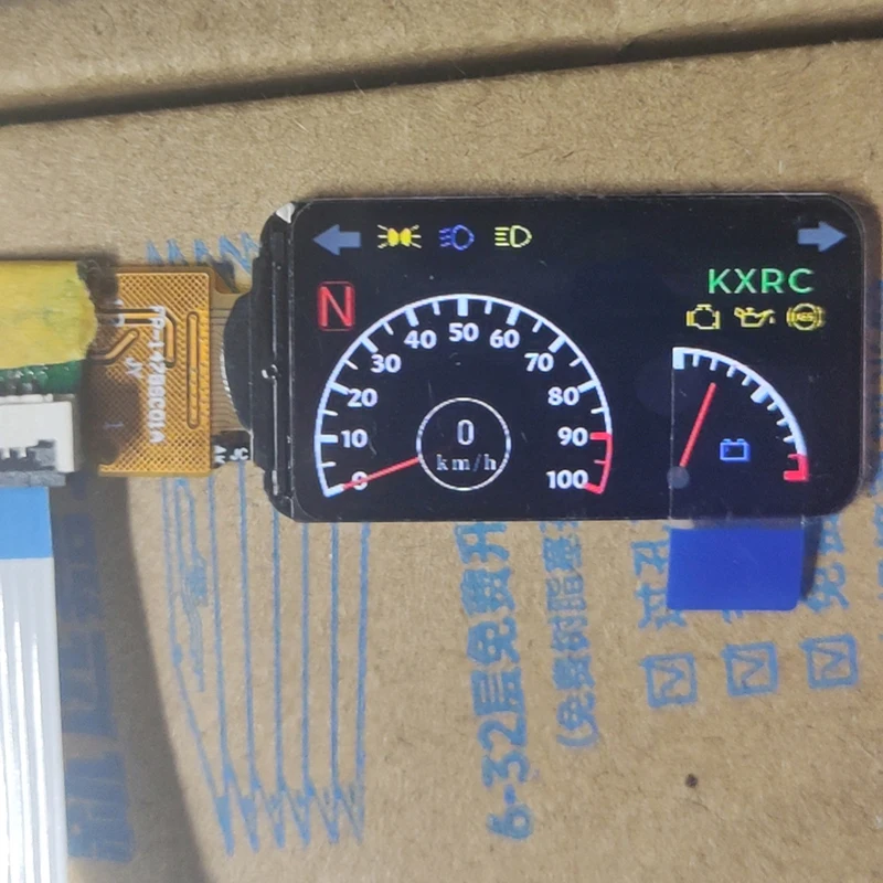 RC Car Simulated Cockpit Linked Instrument Panel Interior for 1/14 Tamiya RC Truck Tipper Scania 770S Actros 3363 Volvo MAN Part