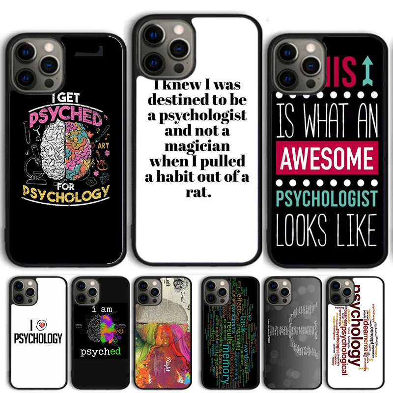 Awesome Psychologist Profession Psychology Phone Case Cover For iPhone 15 16 14 13 12 Pro Max mini 11 Pro Max XS X XR Plus