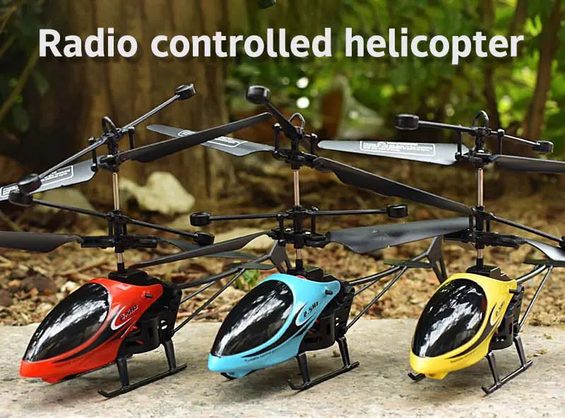 طائرة هليكوبتر كهربائية RC مع ضوء - طائرة تحكم عن بعد لعبة طائرة تحلق داخلية وخارجية هدية نموذج لعبة