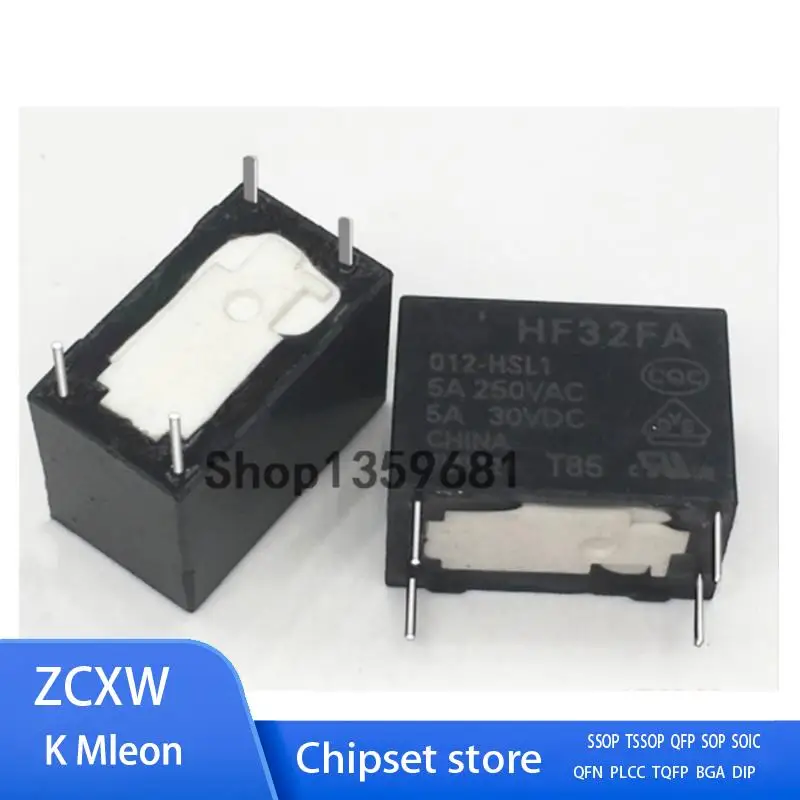 

10 шт./лот HF32FA 012-HSL1 JZC-32FA 012-HSL1 HF32FA-012-HSL1 4-контактный 5A 12 В постоянного тока