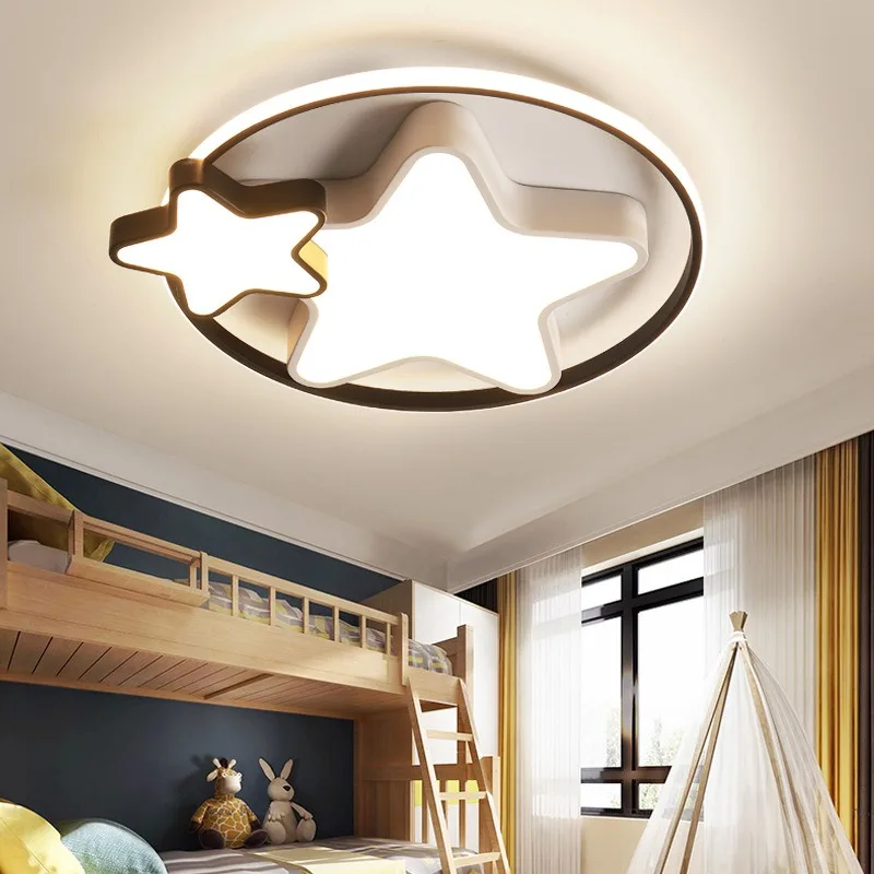 Bedroom lights, modern simple Nordic lighting, creative girl room energy-saving led ceiling lamps