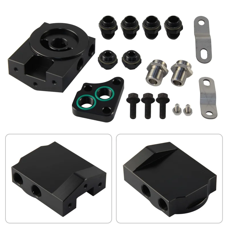 

Адаптер для перемещения сэндвича масляного фильтра, комплект алюминиевой пластины масляного радиатора для двигателя Toyota Lexus V8 UZ 1/2/3UZ-FE