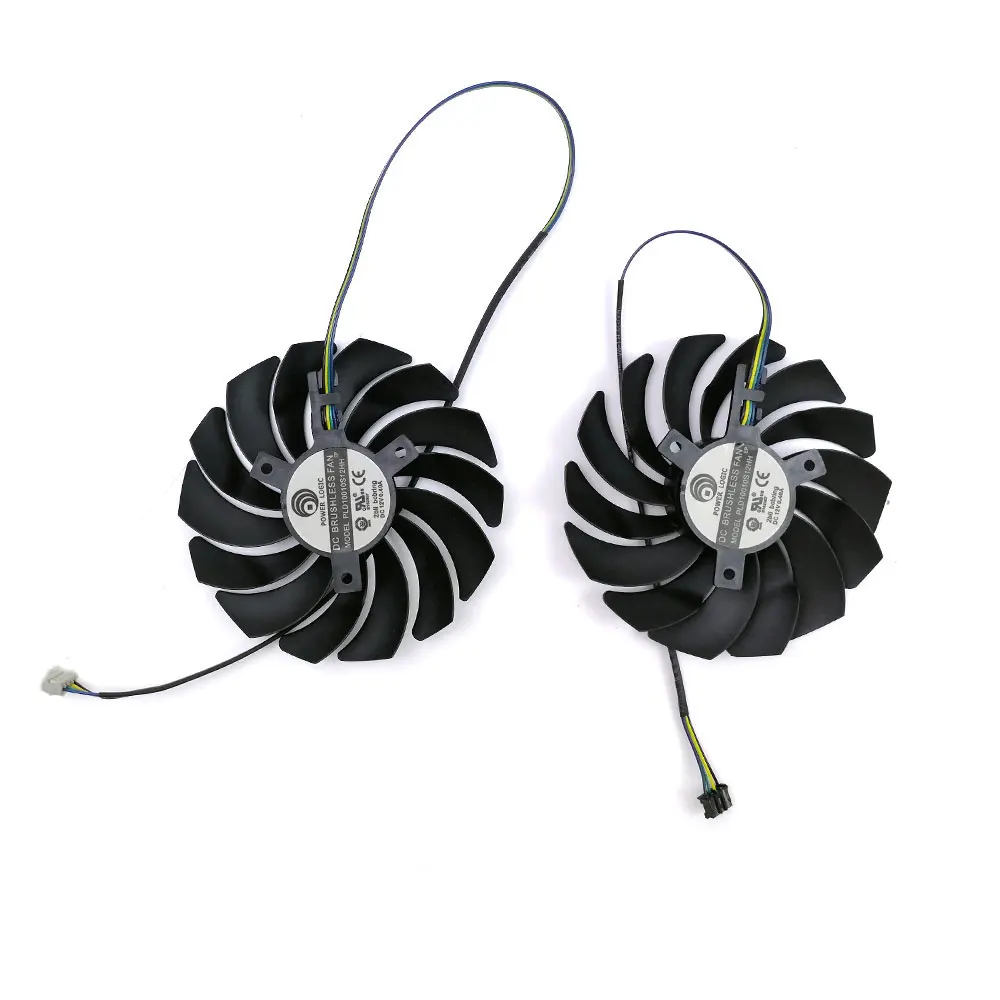 2pcs 95mm Original PLD10010B12HH 0.40A for MSI Geforce RTX 2070 Gaming 8G RTX 2070 Gaming GP Cooler