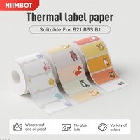 Niimbot B21/B1/B3S Label Paper Sticker Thermal Paper Waterproof & Oil-Proof Handbook Cartoon