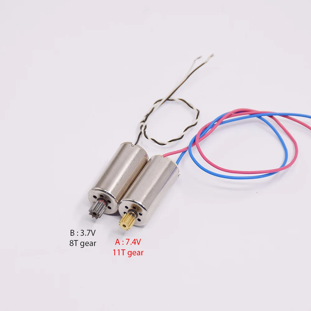 1PCS Mini 10mm*20mm 1020 Coreless Motor DC 3.7V 8T 7.4V 11T Teeth Gear High Speed Engine for RC Toy Drone Quadcopter Aircraft
