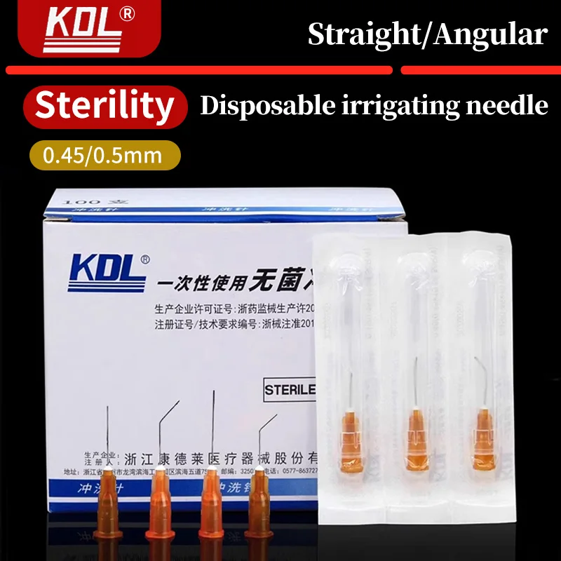 

KDL Kangdelai Medical Disposable Sterile Lacrimal Tract Rinsing Needle Elbow Ophthalmic Oral Dental Nasal Tube Rinsing Device