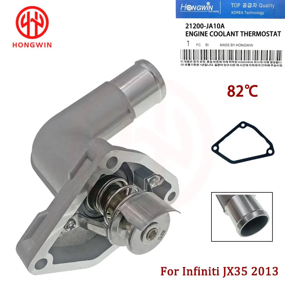 New Engine Coolant Thermostat Assembly Housing Genuine No: 21200-JA10A For Nissan Altima Maxima Murano Pathfinder Quest Infiniti