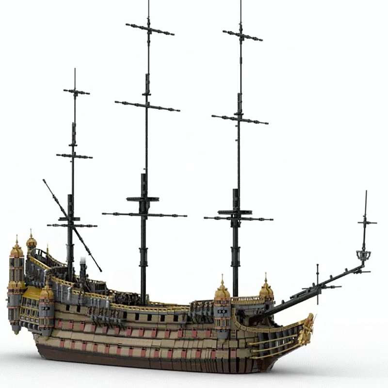 15684 قطعة من قوالب البناء على شكل سفينة TheSilentMary MOC، تصميم إبداعي تعليمي قابل للتخصيص، لعبة تعليمية للتركيب الذاتي، هدية عيد الميلاد