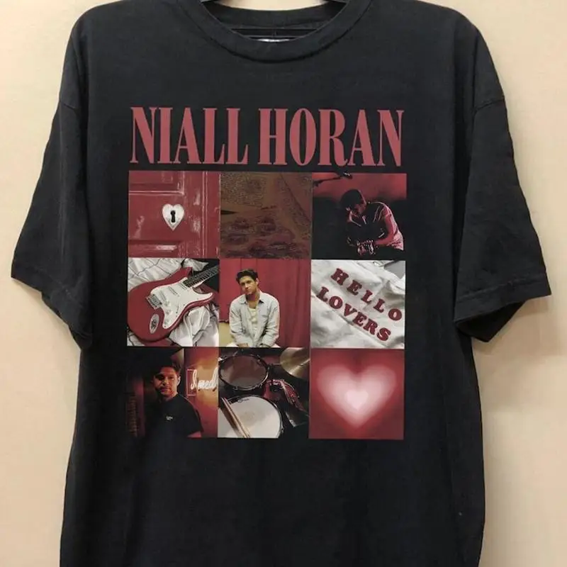 Nueva camiseta rara de cantante Niall Horan para hombre de todas las tallas K169