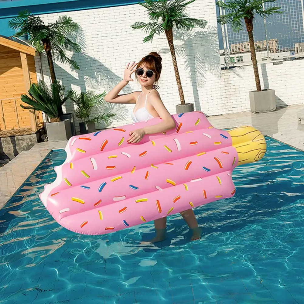 Inflatable Floating Row Good Buoyancy Portable Inflatable Non Slip Water Entertainment Durable Water Floating Sleeping Bed