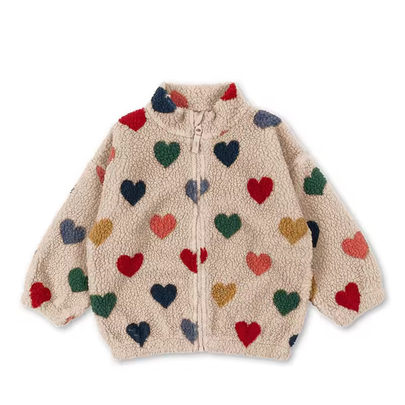 2026 KS Brand Winter Baby Girls Boys Lambswool Cherry Jackets Kids Clothes Boys Sequin Cartoon Outerwear Children's Coats 1-9Yrs - Image 11