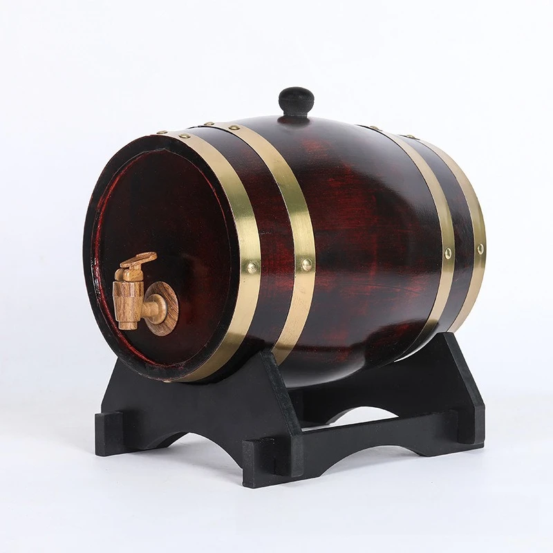 

Antique oak barrel Household wooden red wine Inner tank Wine BBQ Draft beer Loose