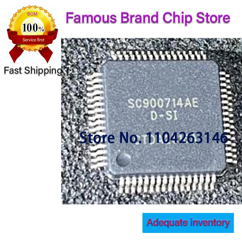 SC900714AE D-SI SC900714AED-SI QFP64 SC900714 LQFP64 IC Chipset Original 5pcs or 10pcs