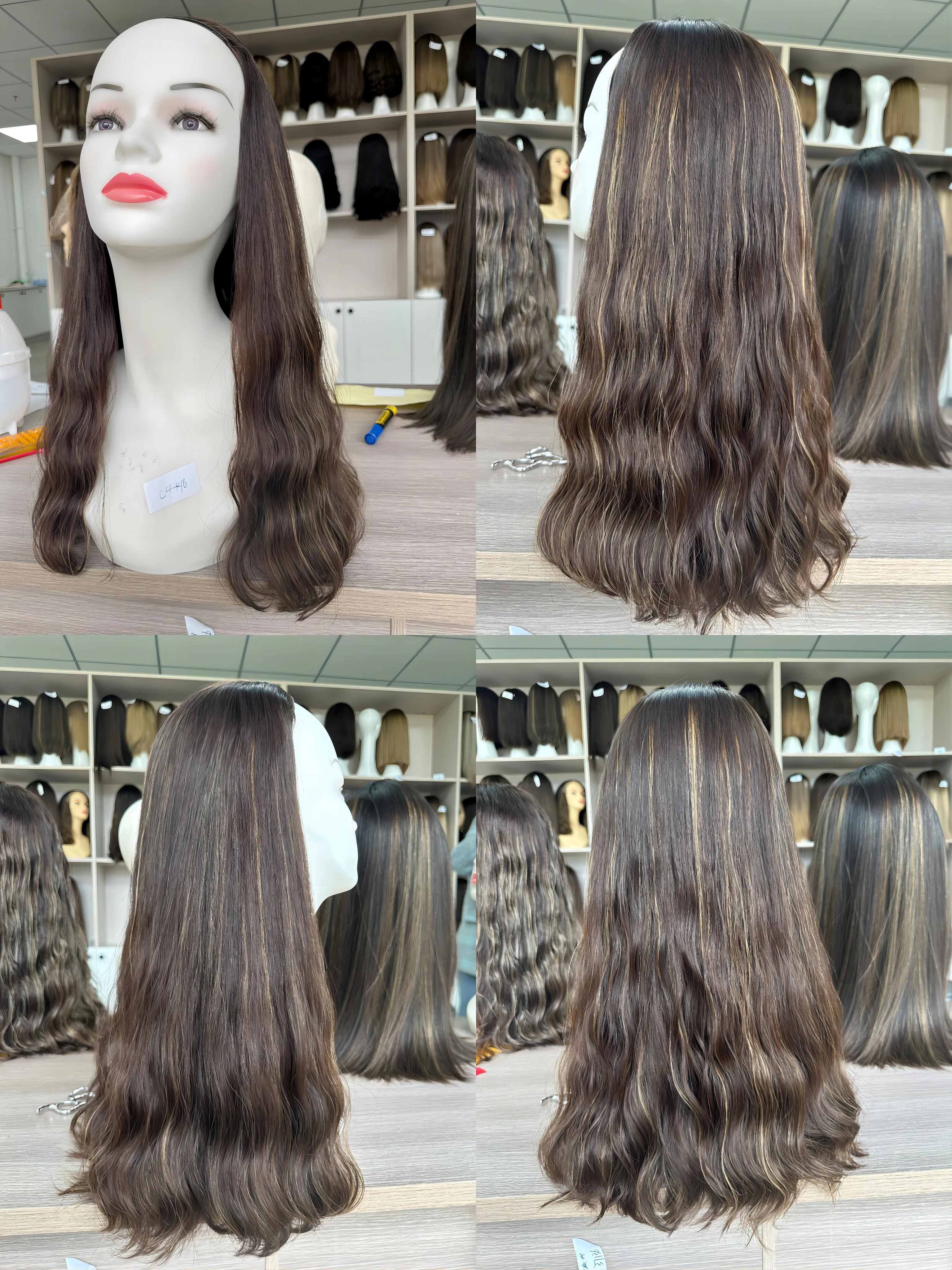 Bandfall Kosher Wigs European hair natural Color Tsingtaowigs Human Hair Jewish Wig Lace Top For Women Free Shipping