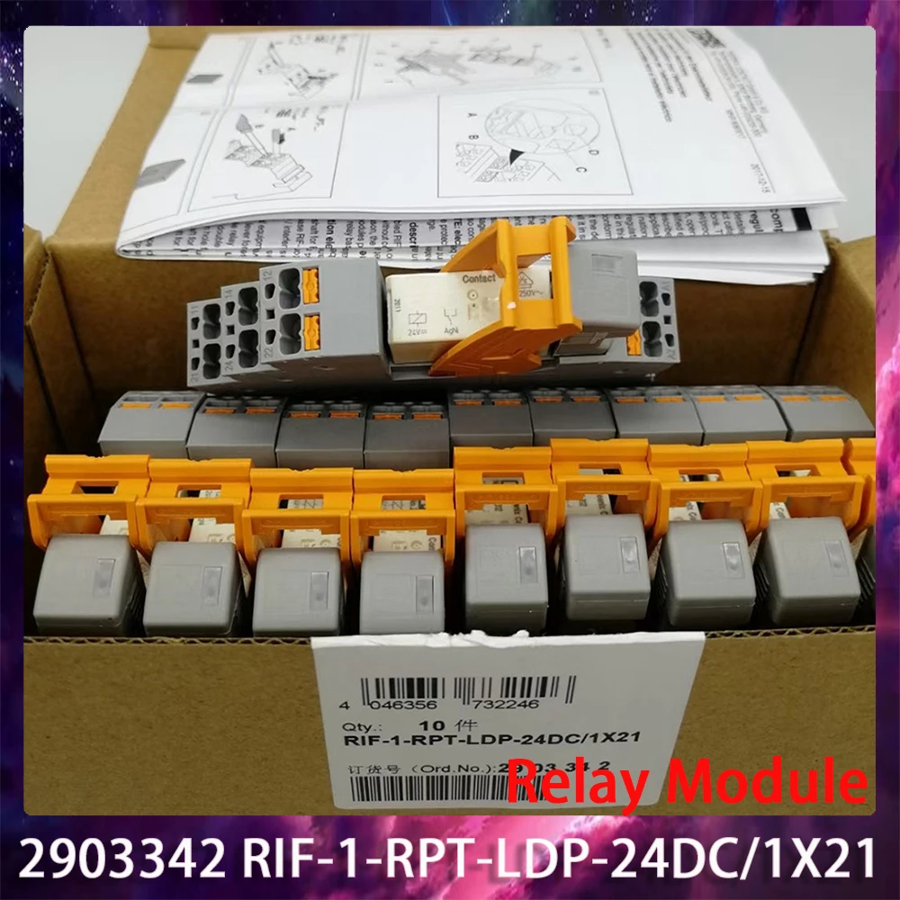 

10 PCS New 2903342 RIF-1-RPT-LDP-24DC/1X21 Relay Module Fast Ship Works Perfectly High Quality