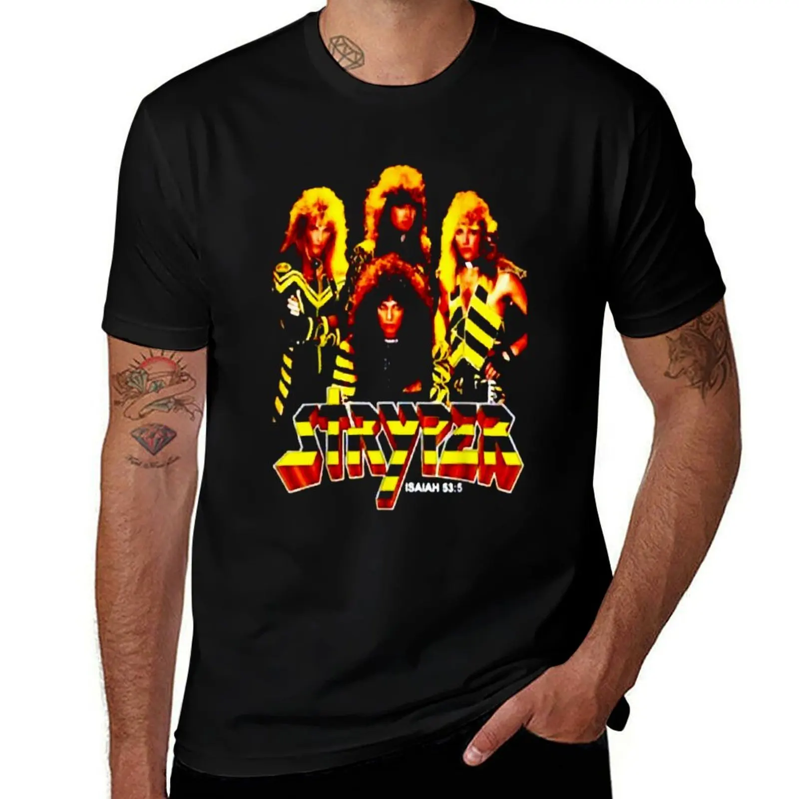

stryper FP1 - stryper > band >> rock T-Shirt Standard Fit Solid Tee Shirt